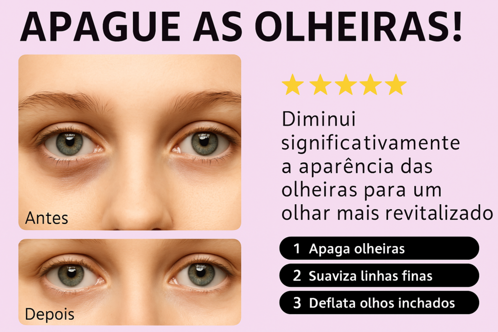 Reduza manchas e olheiras